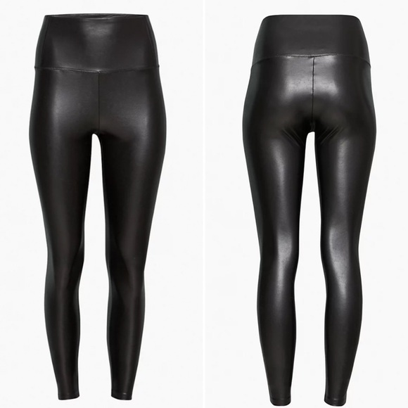 EUC WILFRED FREE Daria Pant in black vegan leather, XS - Picture 2 of 11